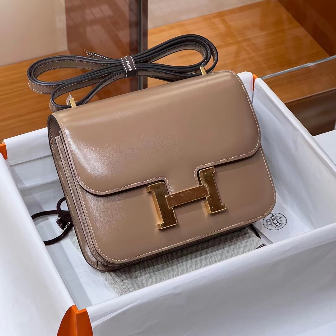 Constance 19CM Trench S2 BOX Full handmade HERMES Fatory
