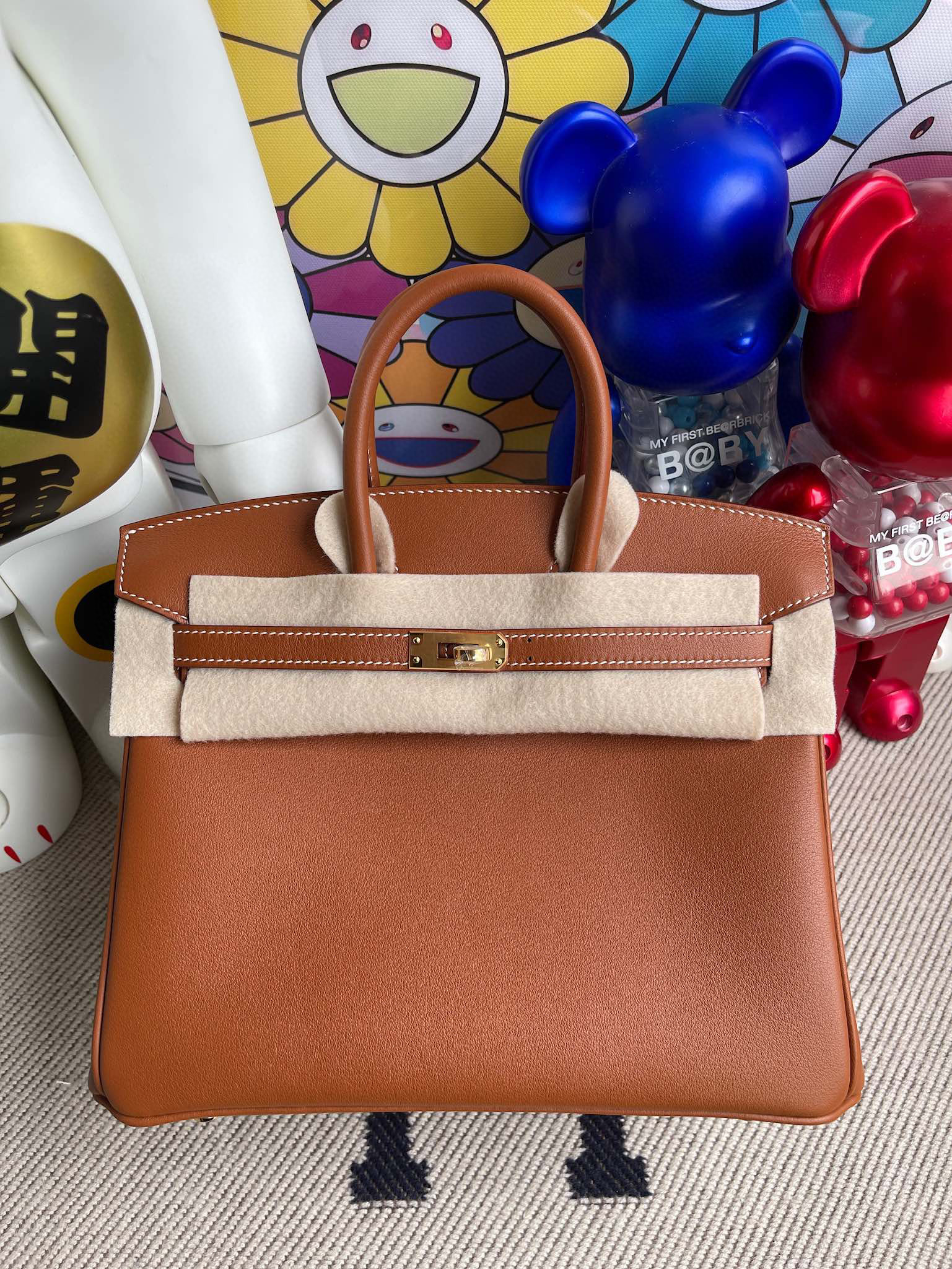 Hermes Birkin 25CM Swift Leather CK37 Gold Hardware