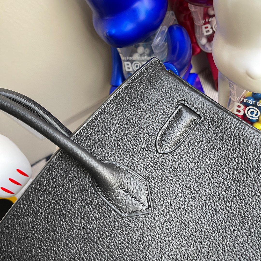 Hemres Birkin 30CM Togo CK89 Noir Gold Hardware