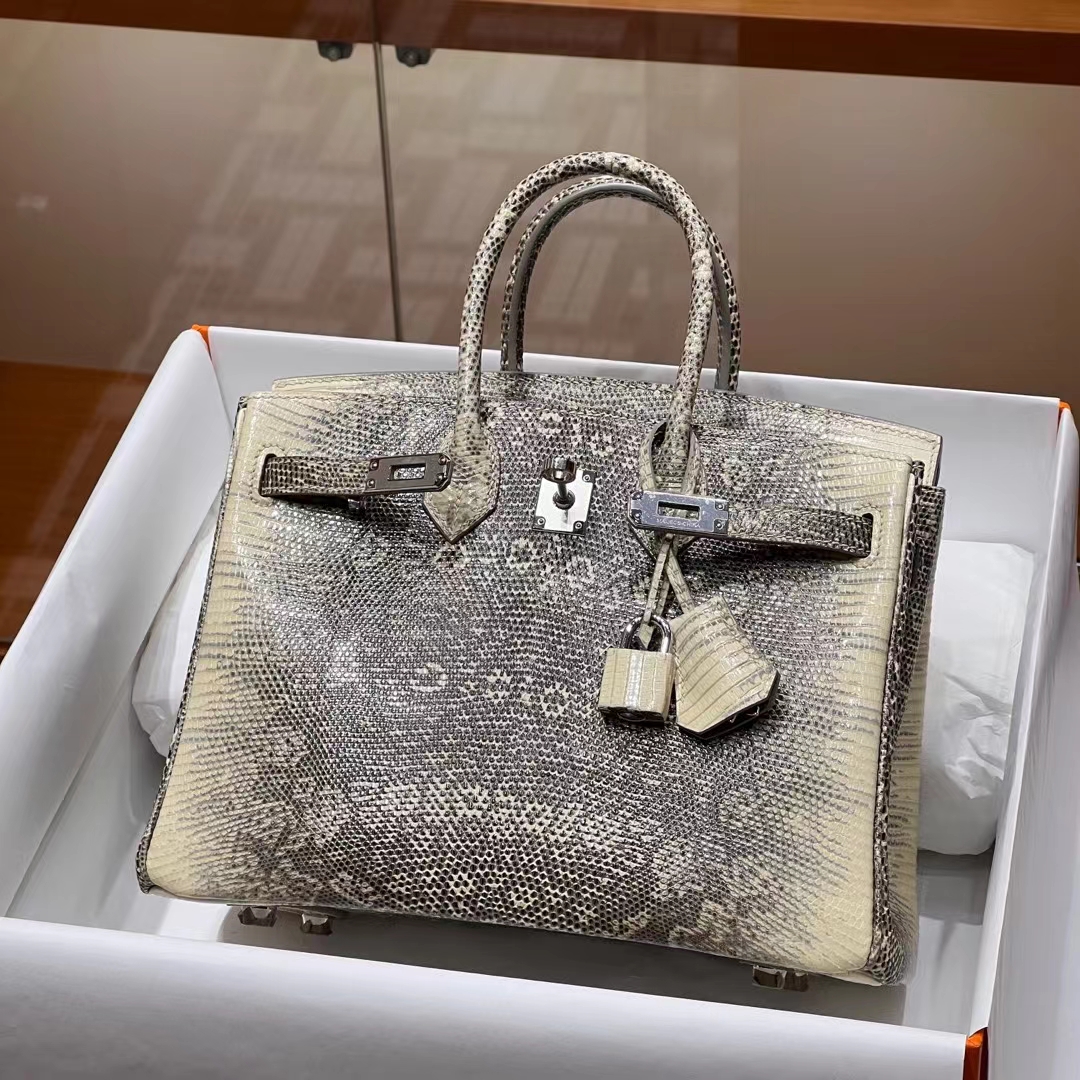 HERMES Birkin 25CM Lizard Full handmade Birkin fatory