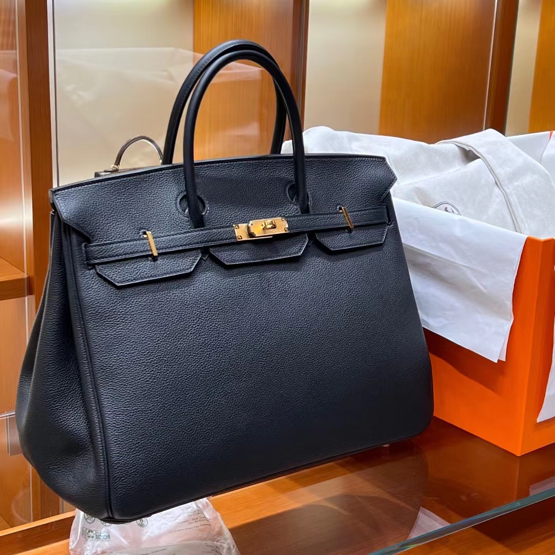HERMES Birkin 40CM 89 Nior Togo Full handmade Birkin fatory