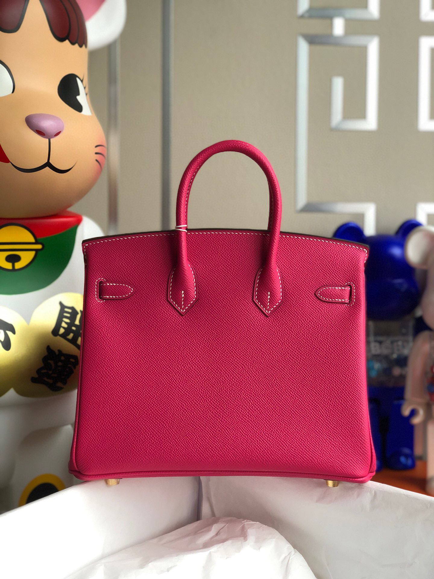 Hermes Birkin 25CM Epsom E5 Rose Tyrien GHW 2020