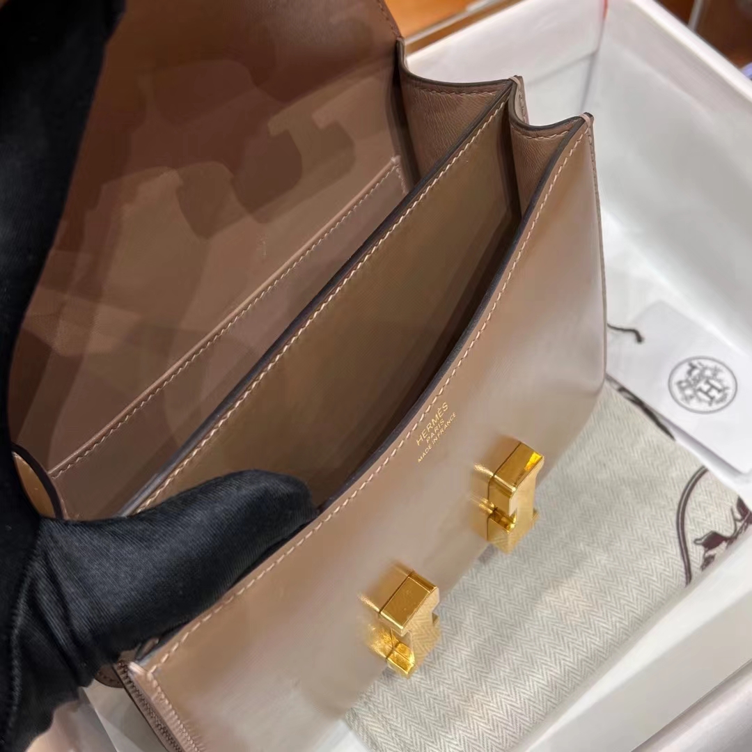 Constance 19CM Trench S2 BOX Full handmade HERMES Fatory