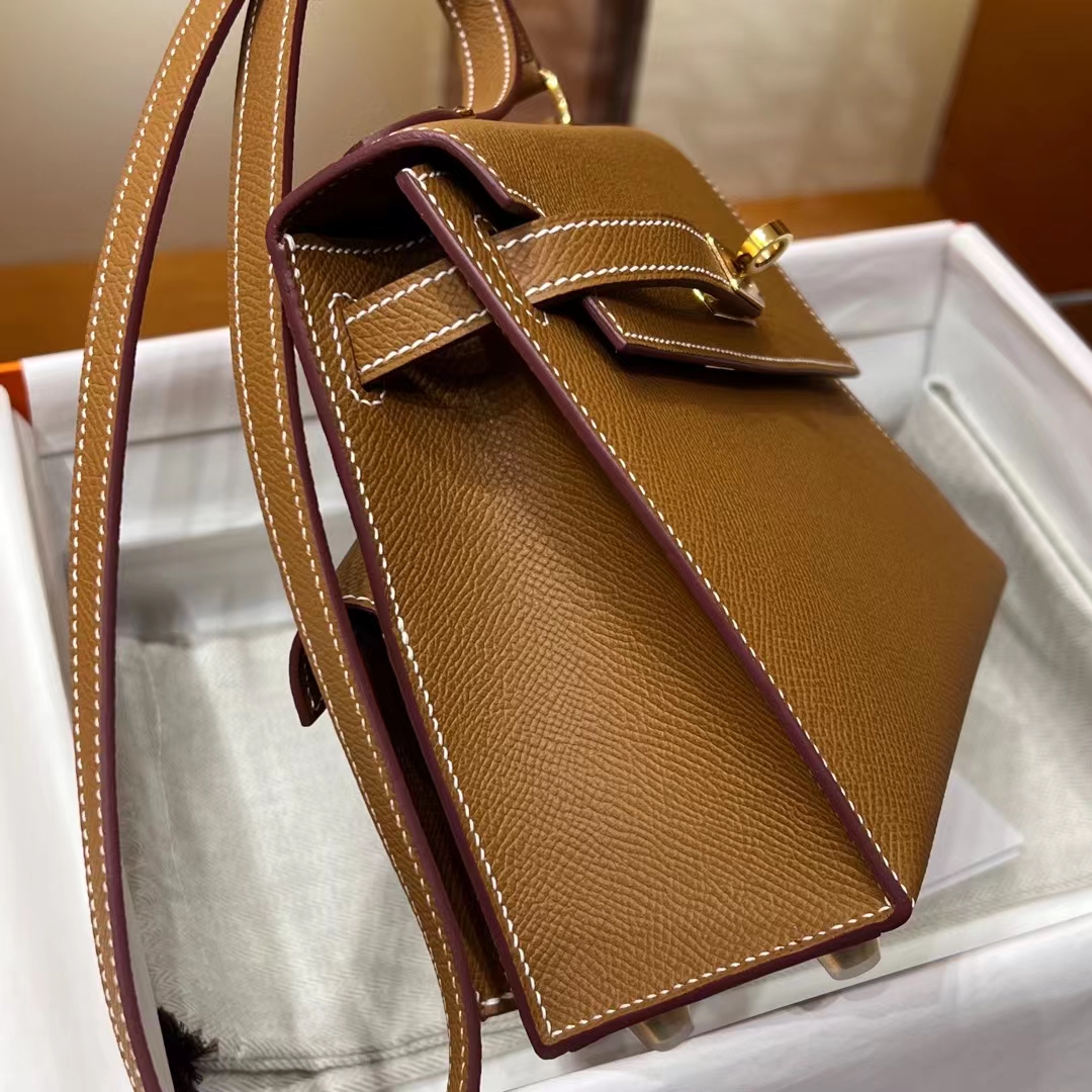 HERMES Kelly II Sellier CK37 GOLD Hardware HandMade