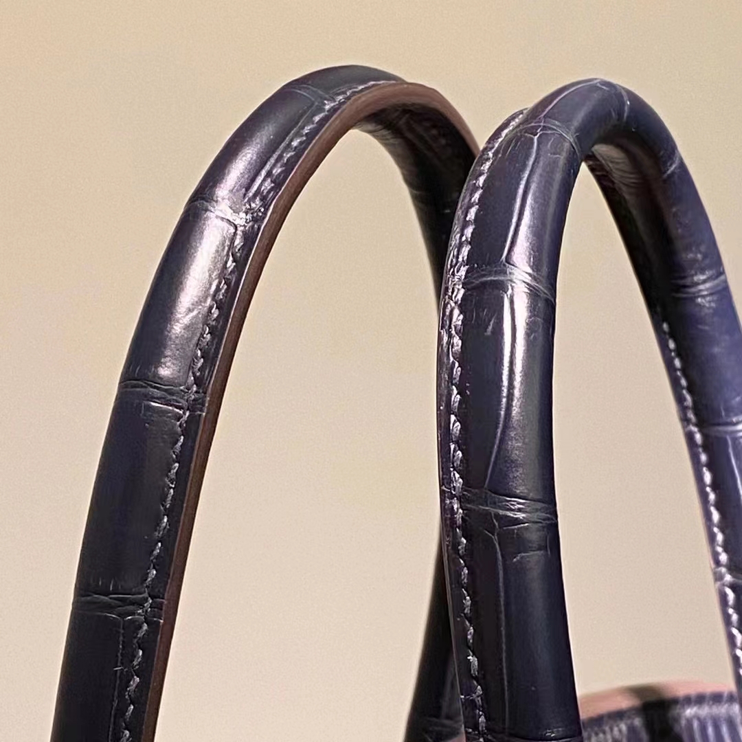 HERMES Birkin Touch 8B Griolet Togo Full handmade Birkin Fatory 25x20x13cm