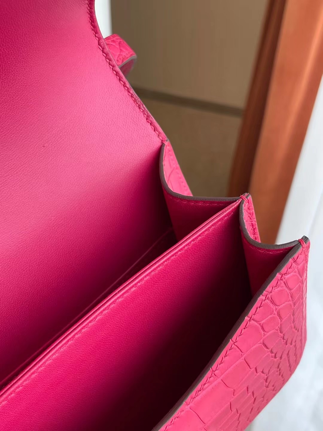 Constance 18cm I6 Rose Extreme Alligator Crocodile