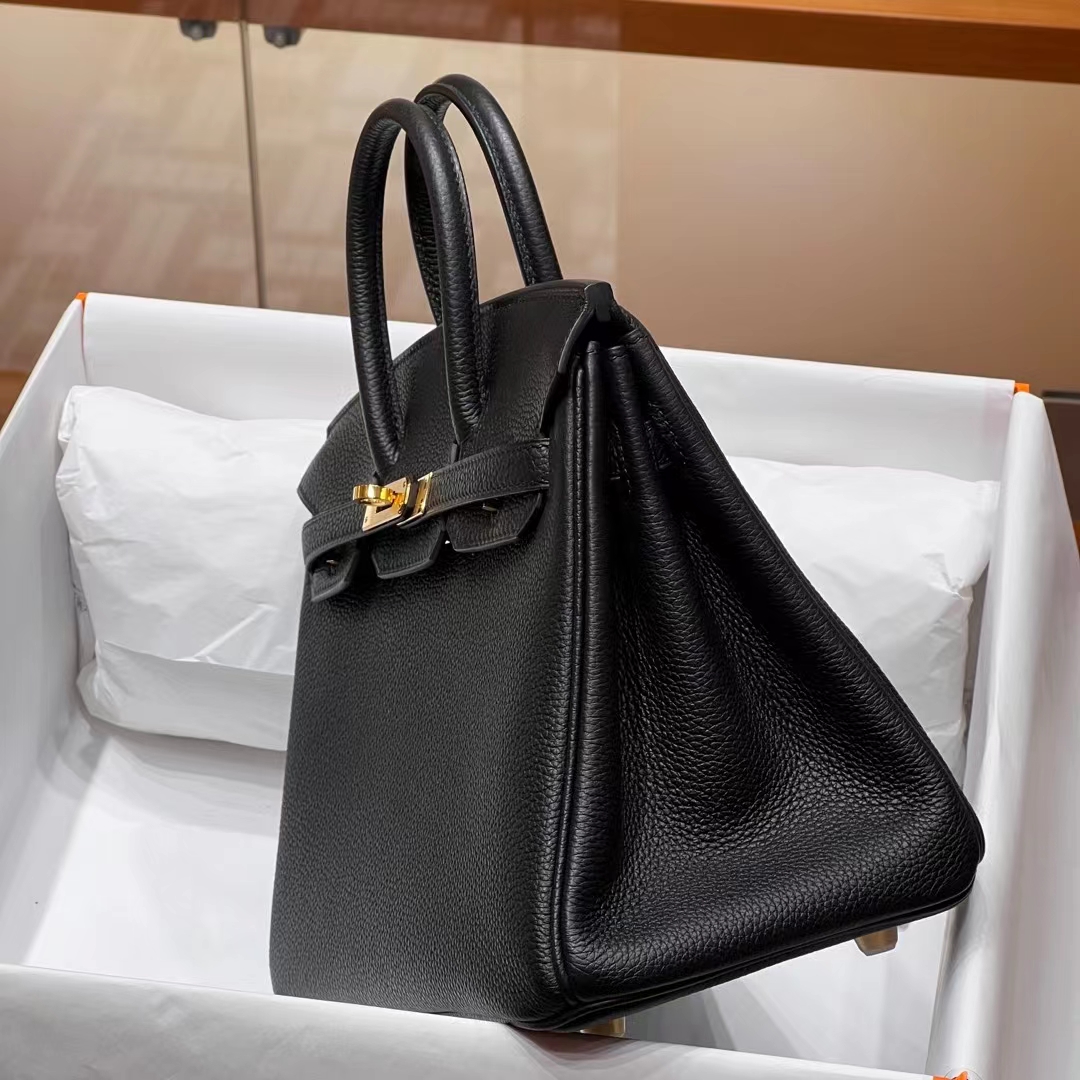 HERMES Birkin 25CM 89 Nior Togo Full handmade Birkin fatory GHW