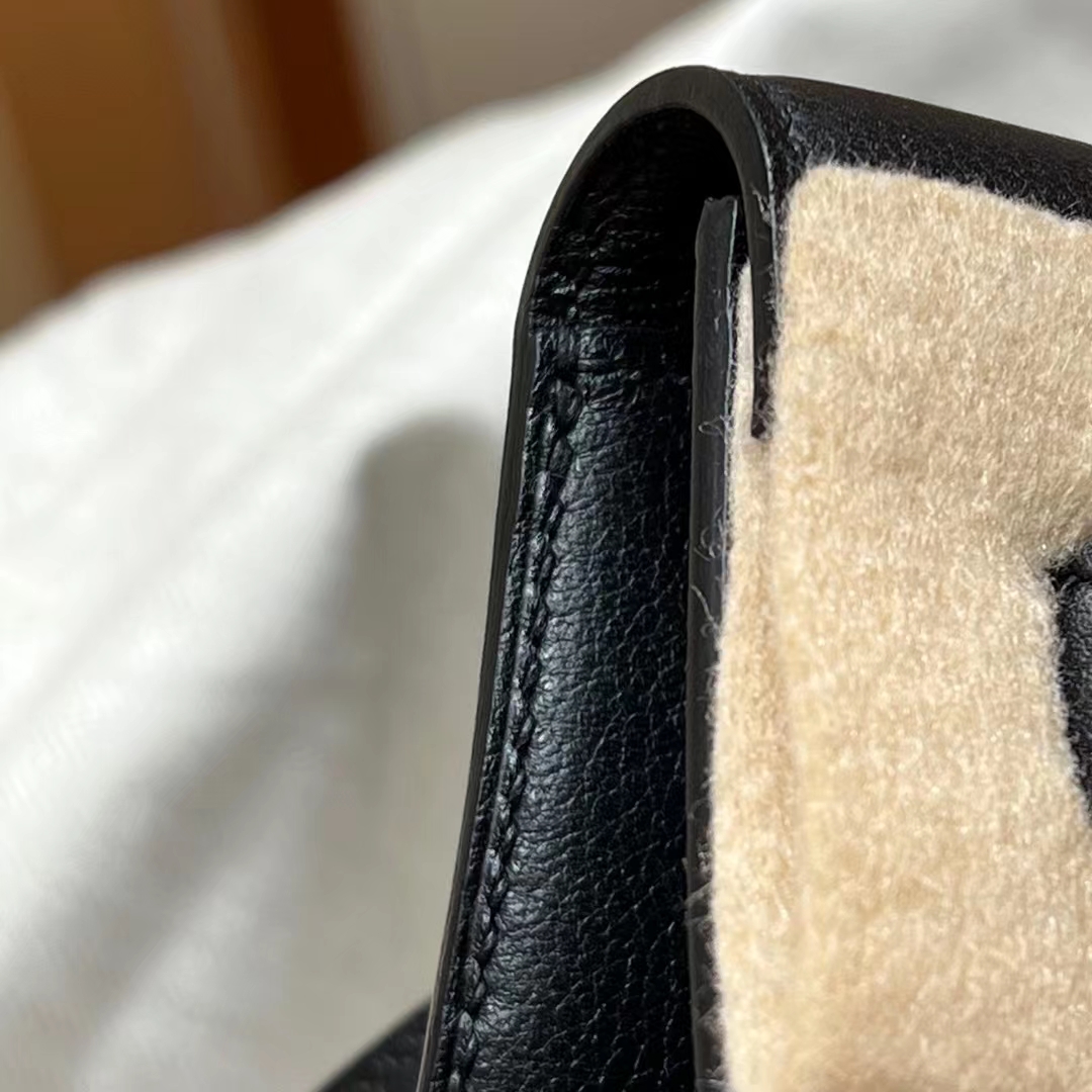 HERMES Kellydanse 22cm Evercolor CC89 Nior GOLD Hardware HandMade