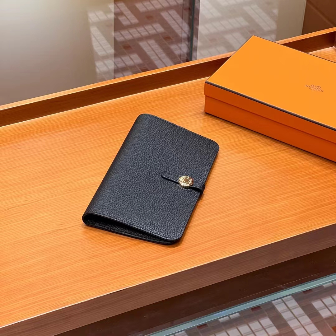 HERMES Wallet  Dogon 89 Nior  Alligator Full handmade