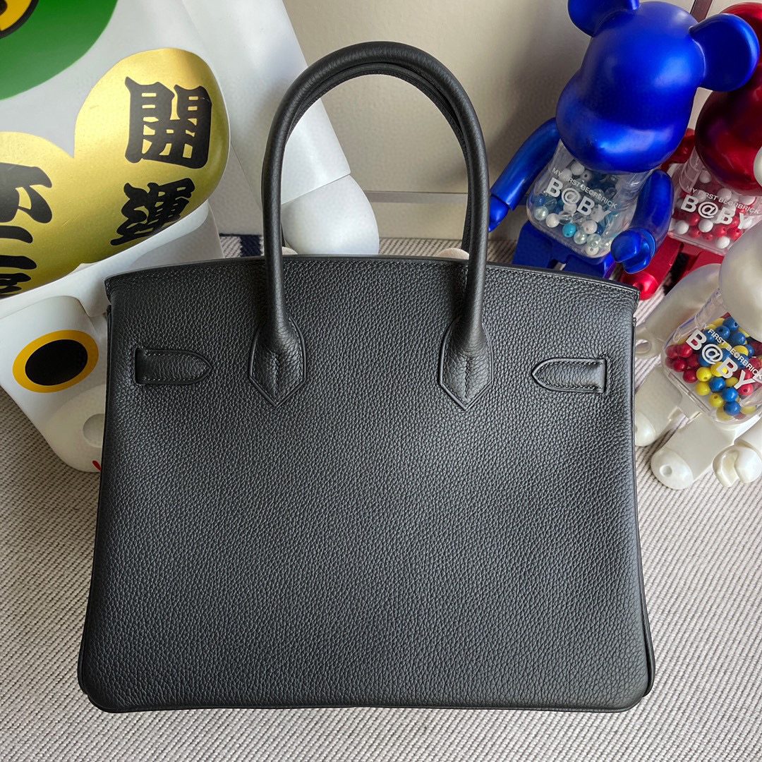 Hemres Birkin 30CM Togo CK89 Noir Gold Hardware