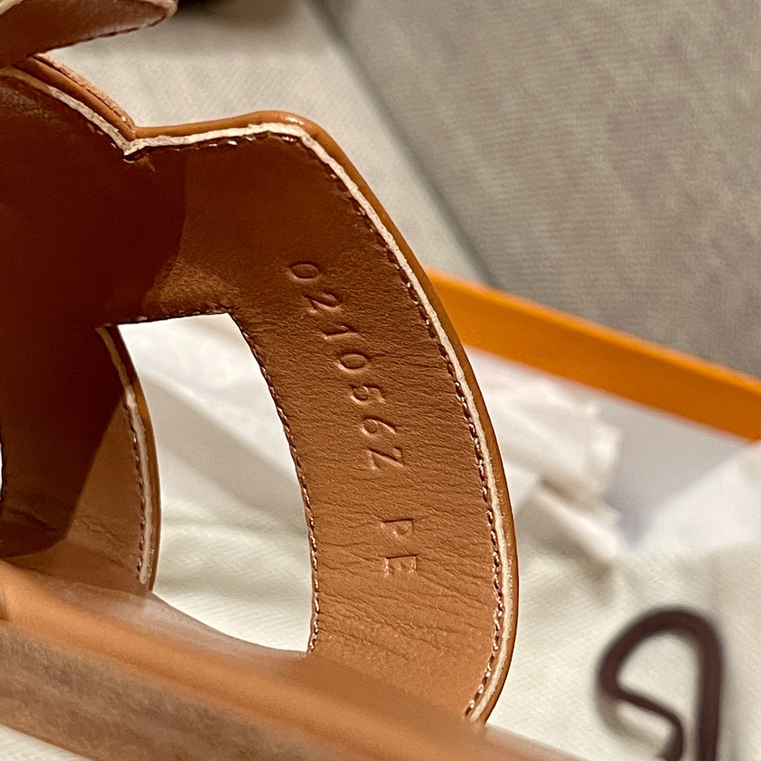 HERMES Sandals New Slippers Handmade Italian lamb sole 10 days of shipment CK37