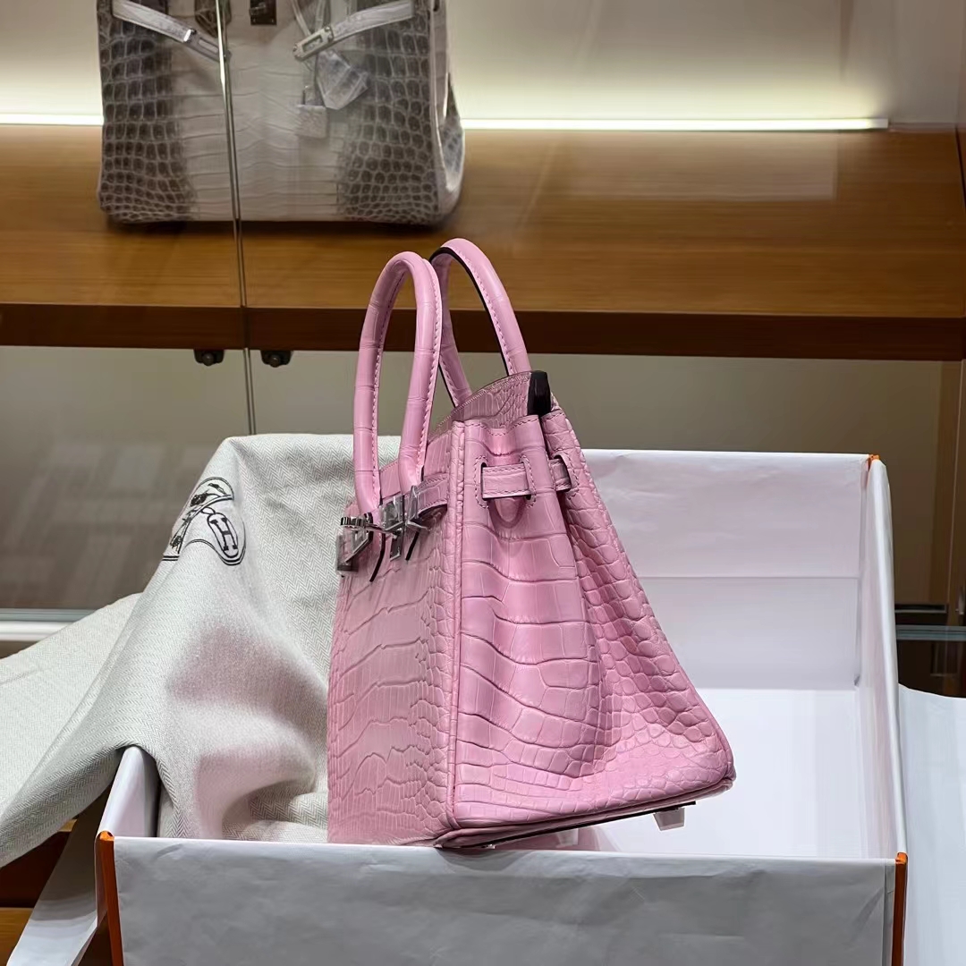 HERMES  Birkin 25CM 5P  Alligator GHW Full handmade fatory