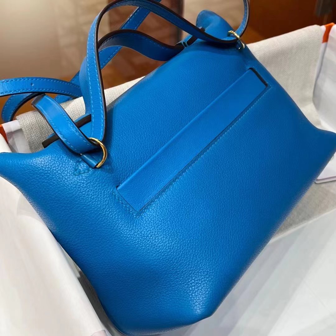 Kelly24/24 MINI 71 Bleu France Evercolor&Swift GHW Full handmade HERMES fatory