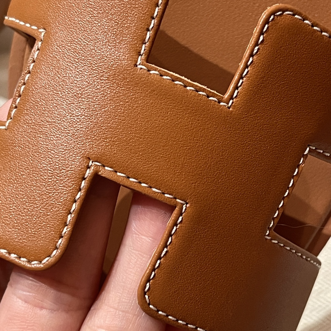 HERMES Sandals New Slippers Handmade Italian lamb sole 10 days of shipment CK37