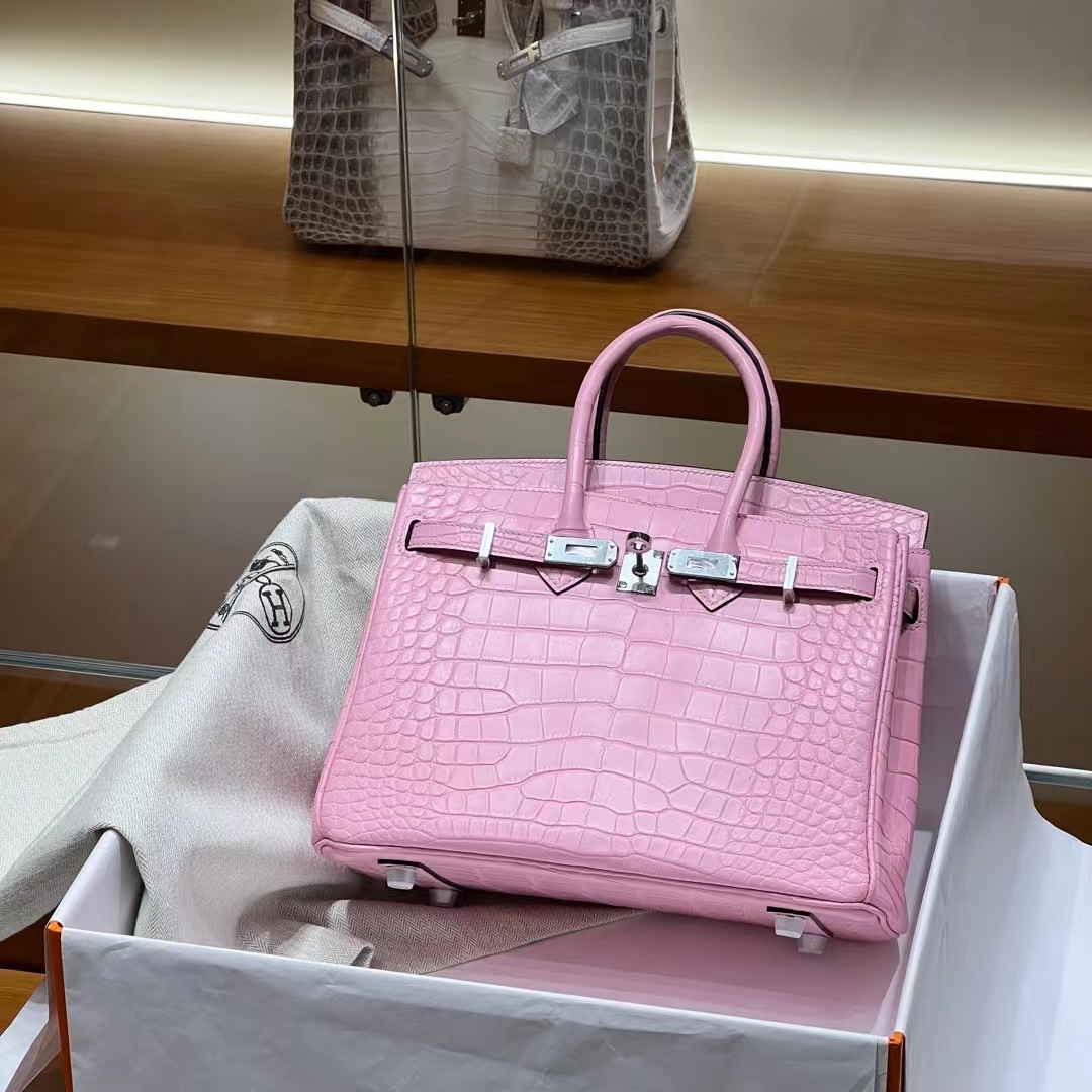 HERMES  Birkin 25CM 5P  Alligator GHW Full handmade fatory