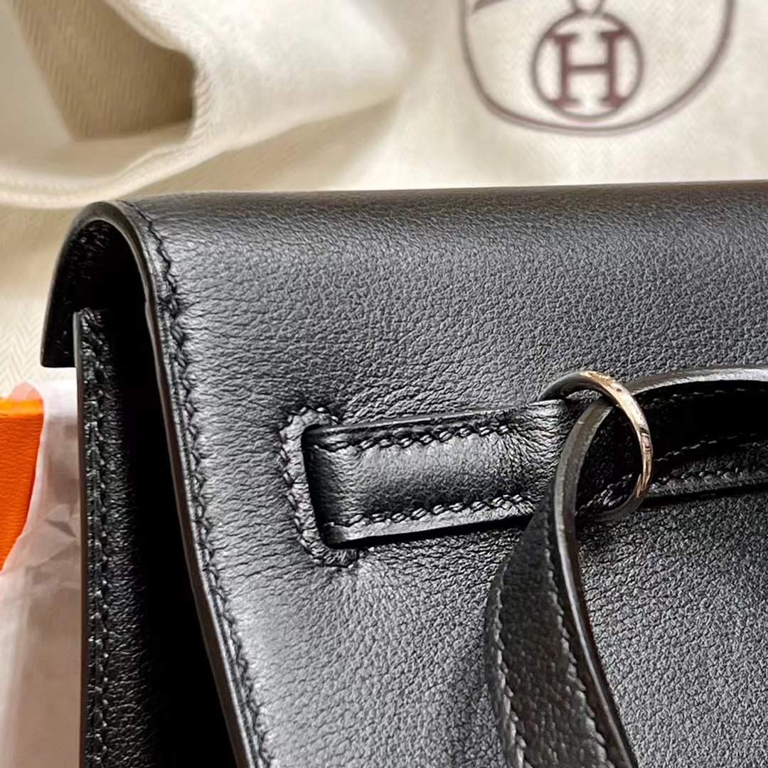 HERMES Kellydanse 22cm Evercolor CC89 Nior GOLD Hardware HandMade