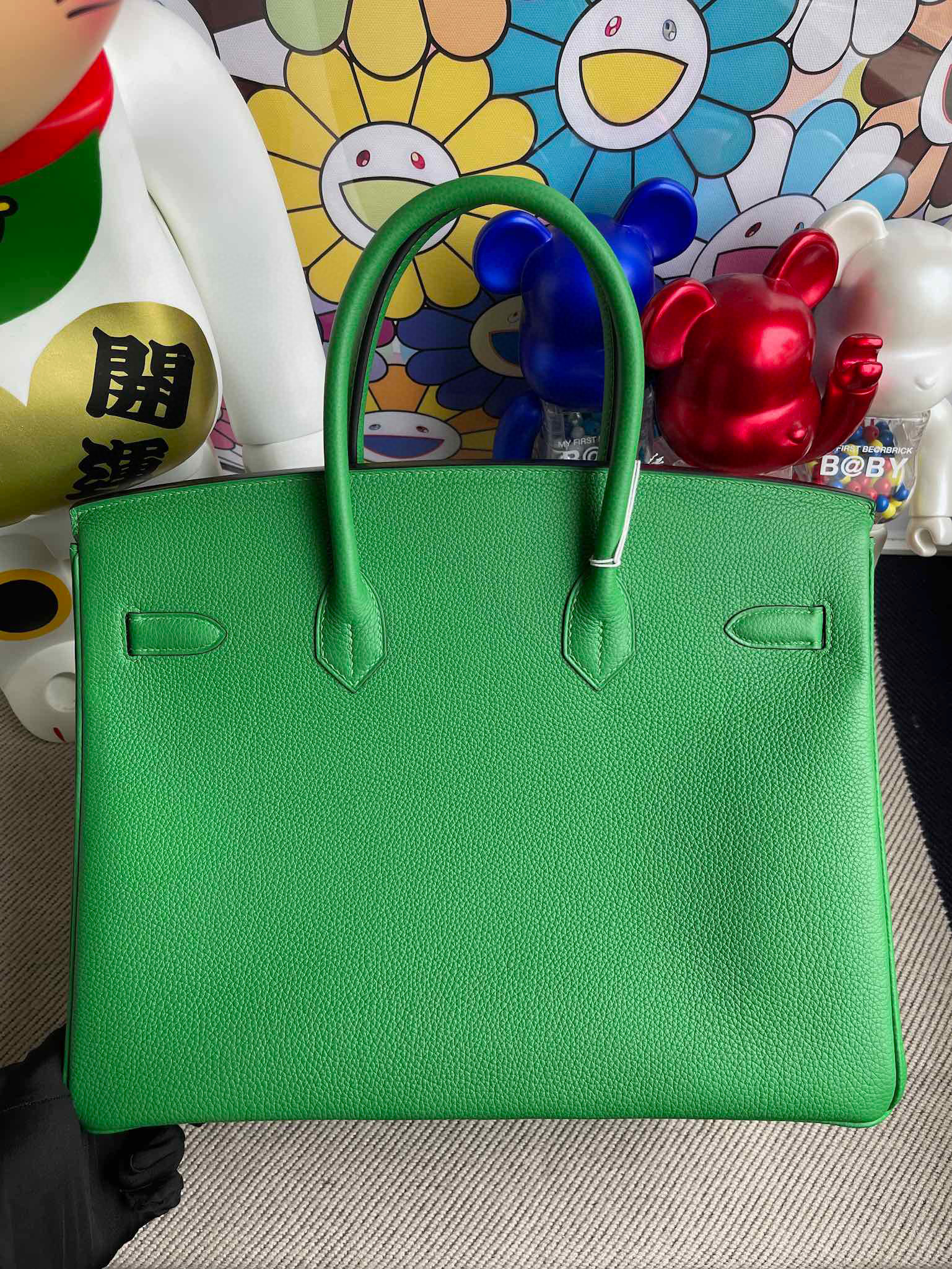 Hermes Birkin 35CM Togo 1K BamBoo Gold Hardware Full HandMade