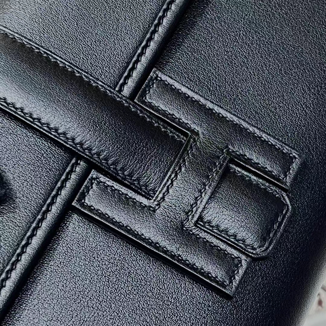 HERMES Jige Elan 29cm 89 Nior Swift Full handmade Fatory