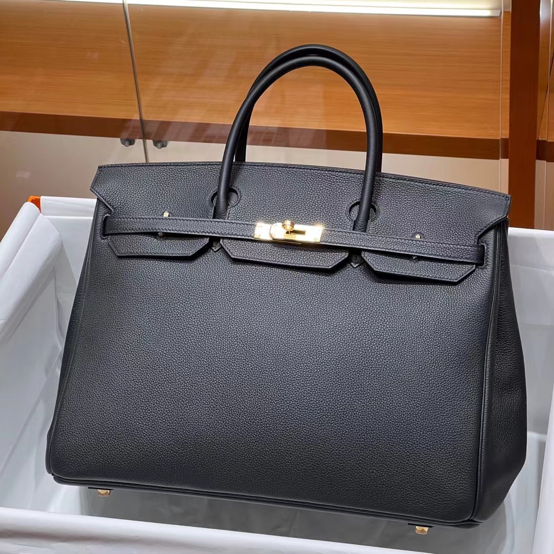 HERMES Birkin 40CM 89 Nior Togo Full handmade Birkin fatory