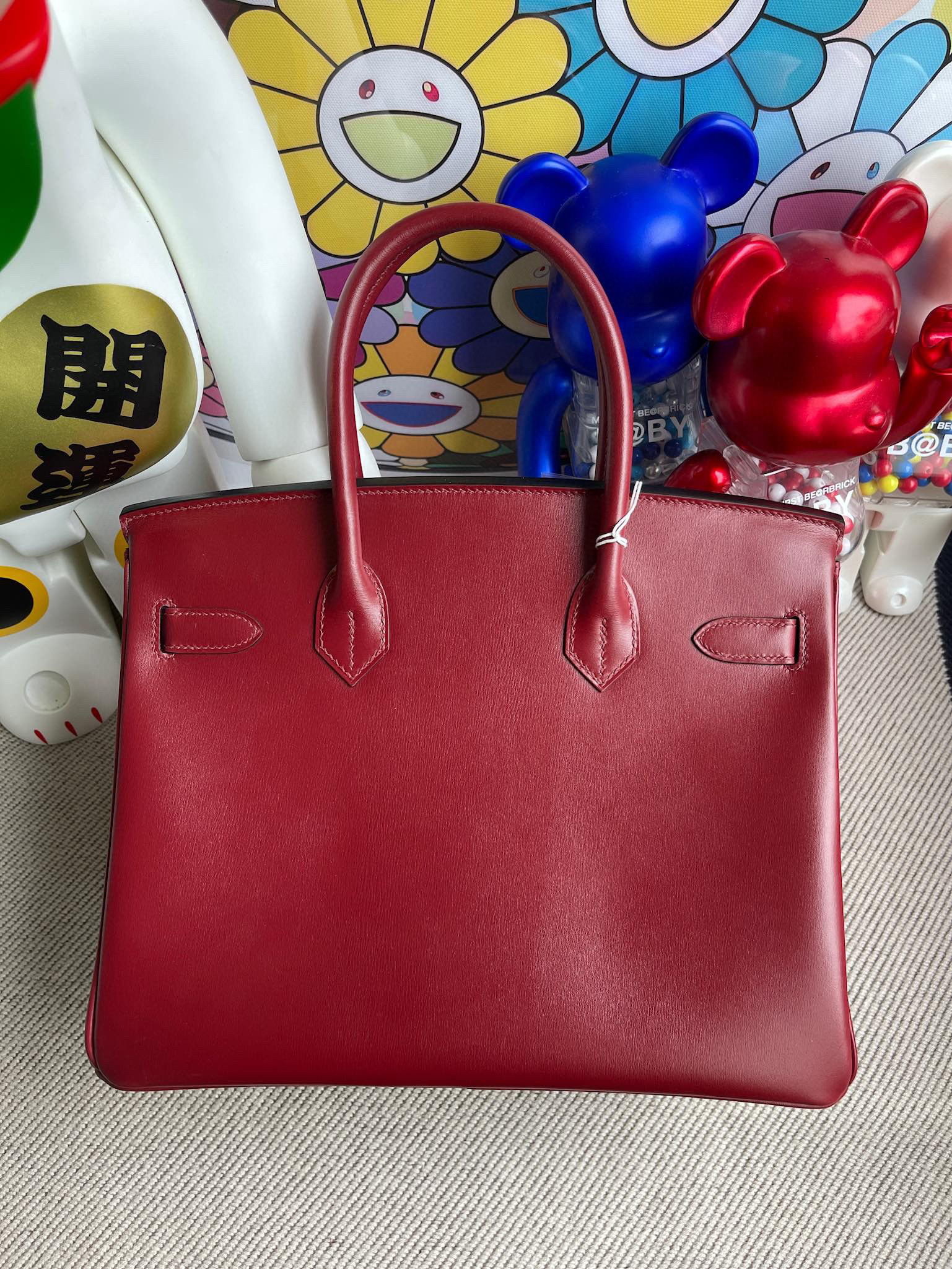 Hermes Birkin 30CM Boxcalf Rough H Gold Hardware Full Handmade