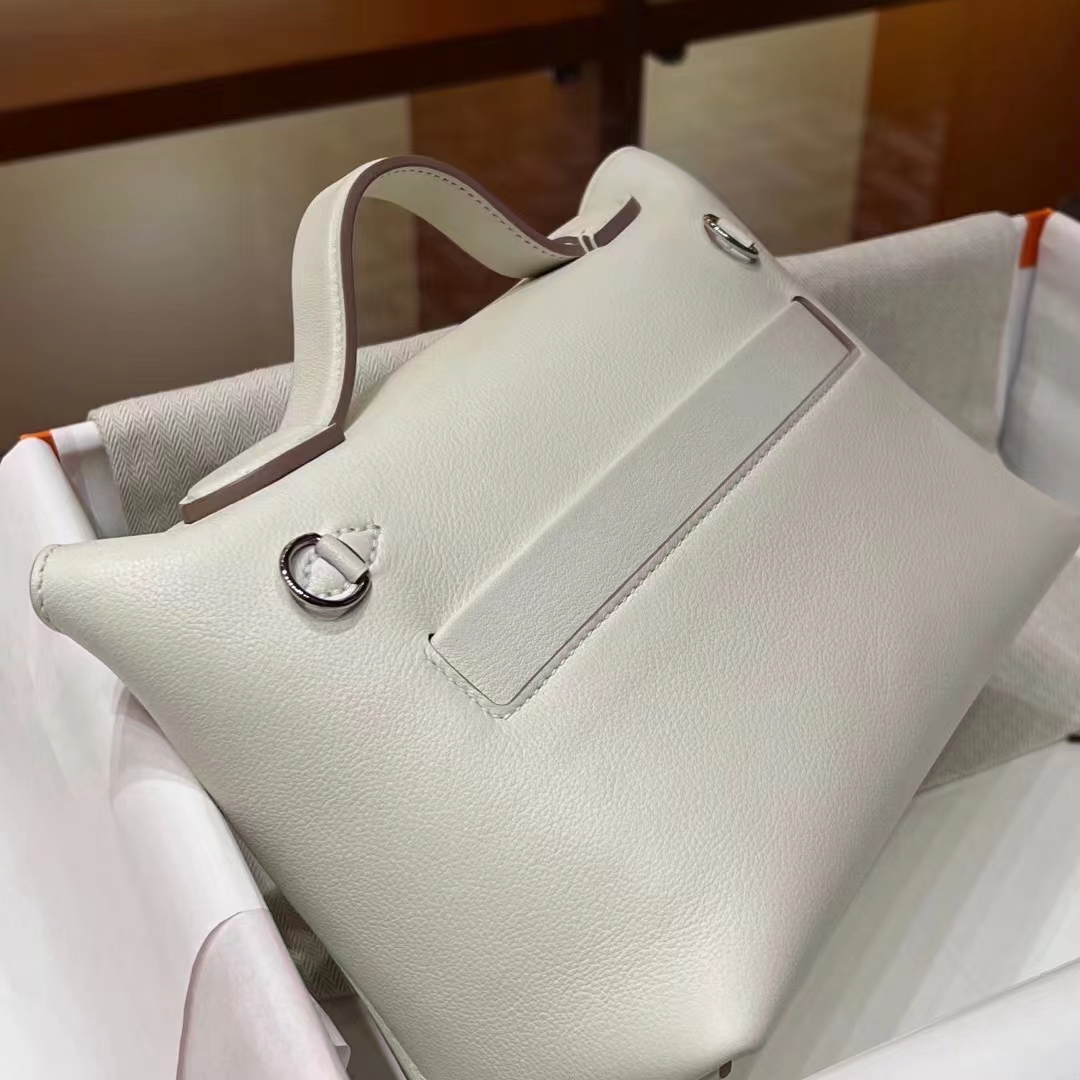 Kelly24/24 MINI Craie 10  Evercolor&Swift SHW Full handmade HERMES fatory