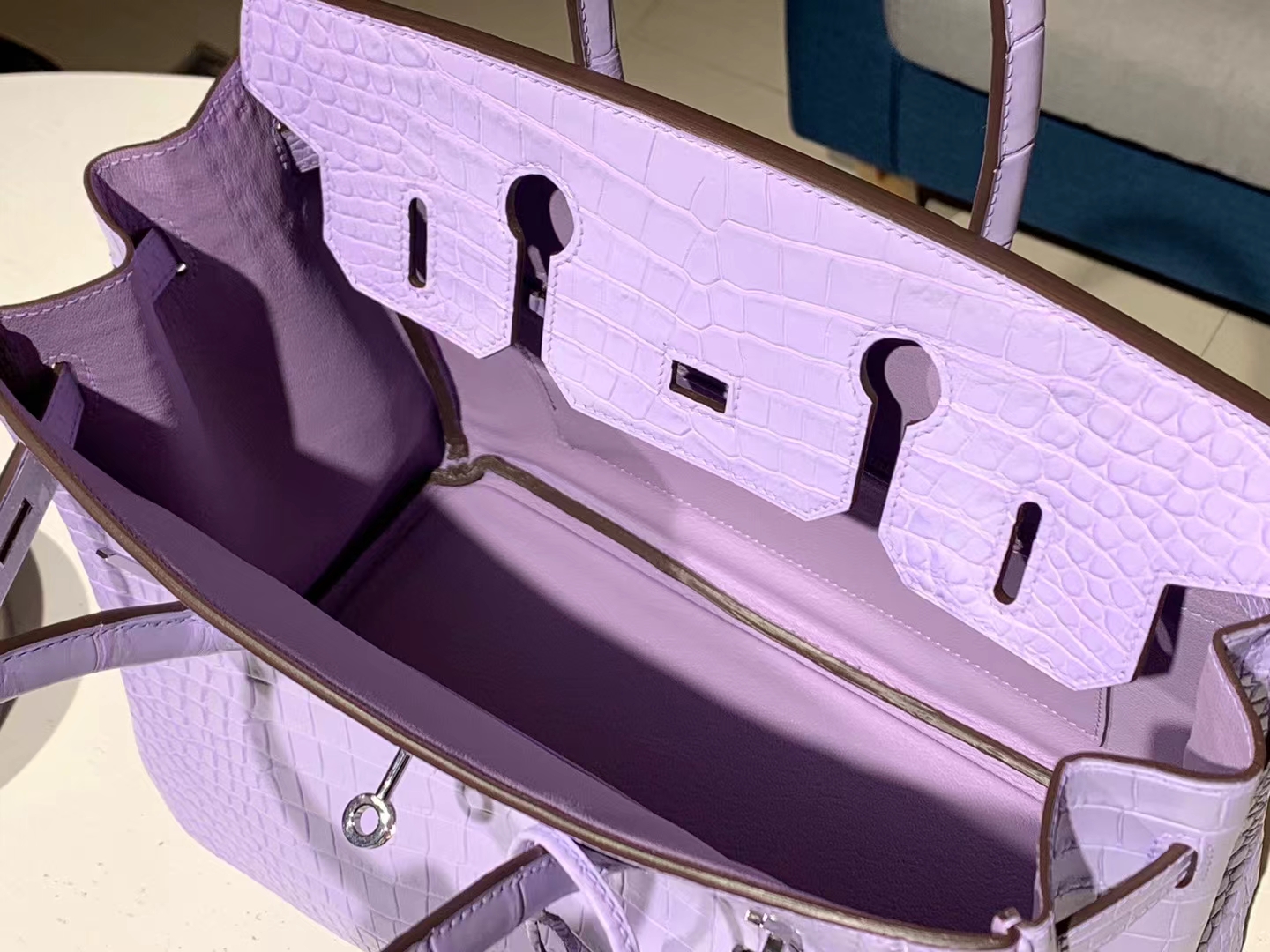 HERMES Factory Birkin 30CM  Alligator X9 Full handmade hardware with real diamonds