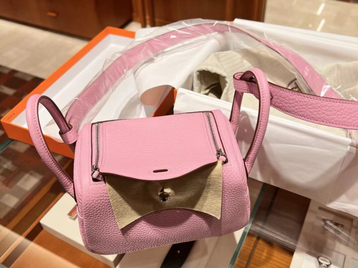 HERMES Mini Lindy 3Q TOGO Full handmade fatory