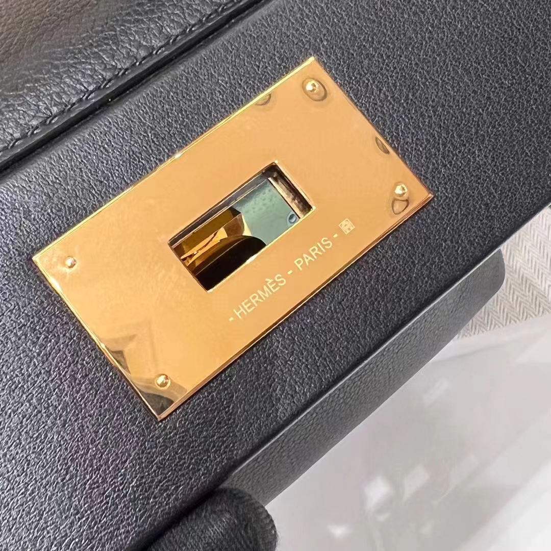 Kelly24/24 MINI CC89 Nior Evercolor&Swift GHW Full handmade HERMES fatory