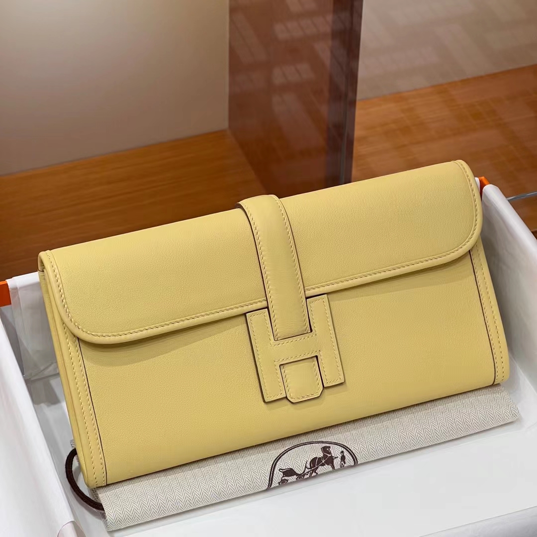 HERMES Jige Elan 29cm 1Z Swift Full handmade Fatory