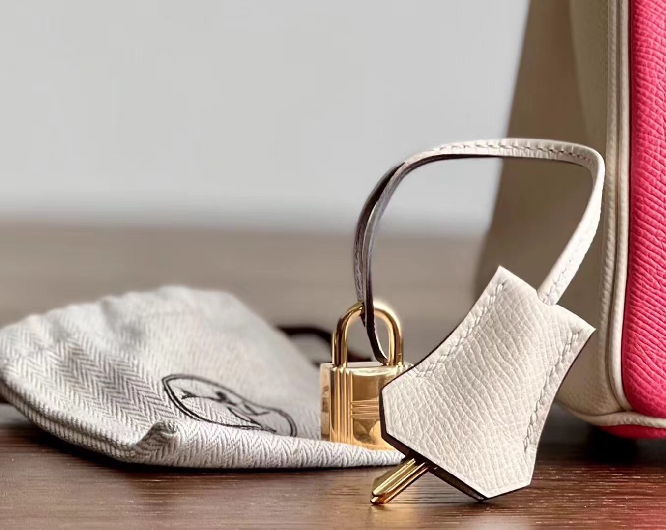 HERMES Birkin 25cm Craie 10 & 3Q Epsom Full handmade Birkin Fatory 25x20x13cm