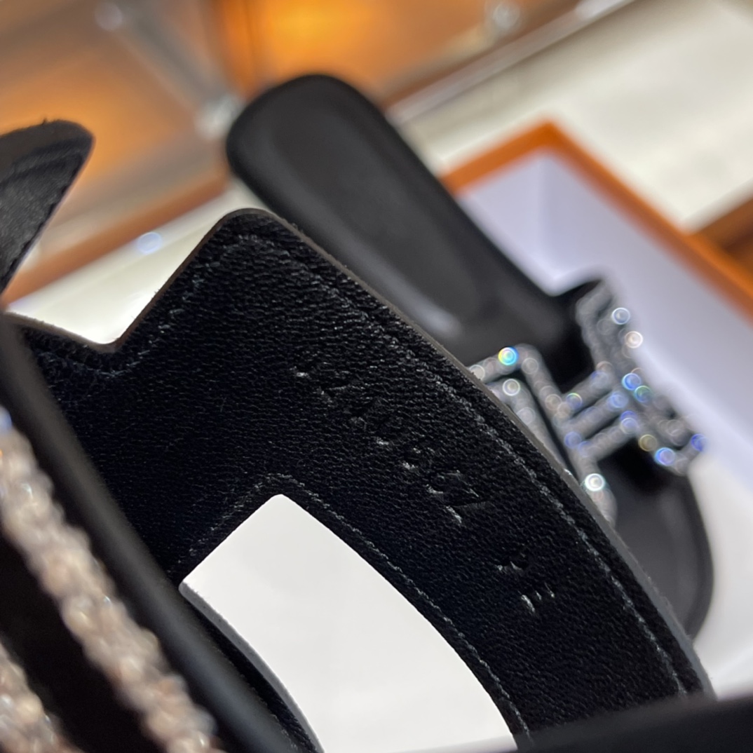 HERMES  Sandals New Slippers Handmade Italian lamb sole 10 days of shipment CC89 Nior