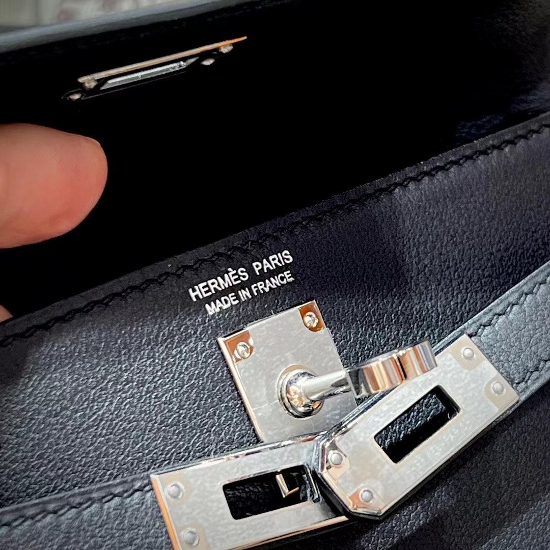 HERMES Kellydanse 22cm Evercolor CC89 Nior GOLD Hardware HandMade