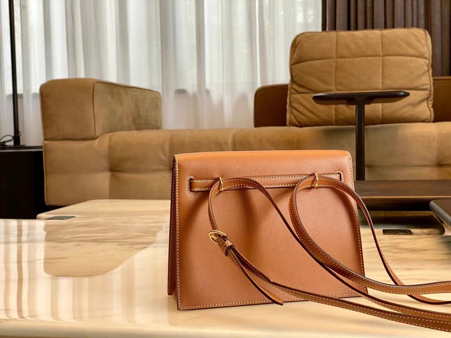 HERMES Kelly Dance CK37 Swift GHW Full handmade Picotin fatory