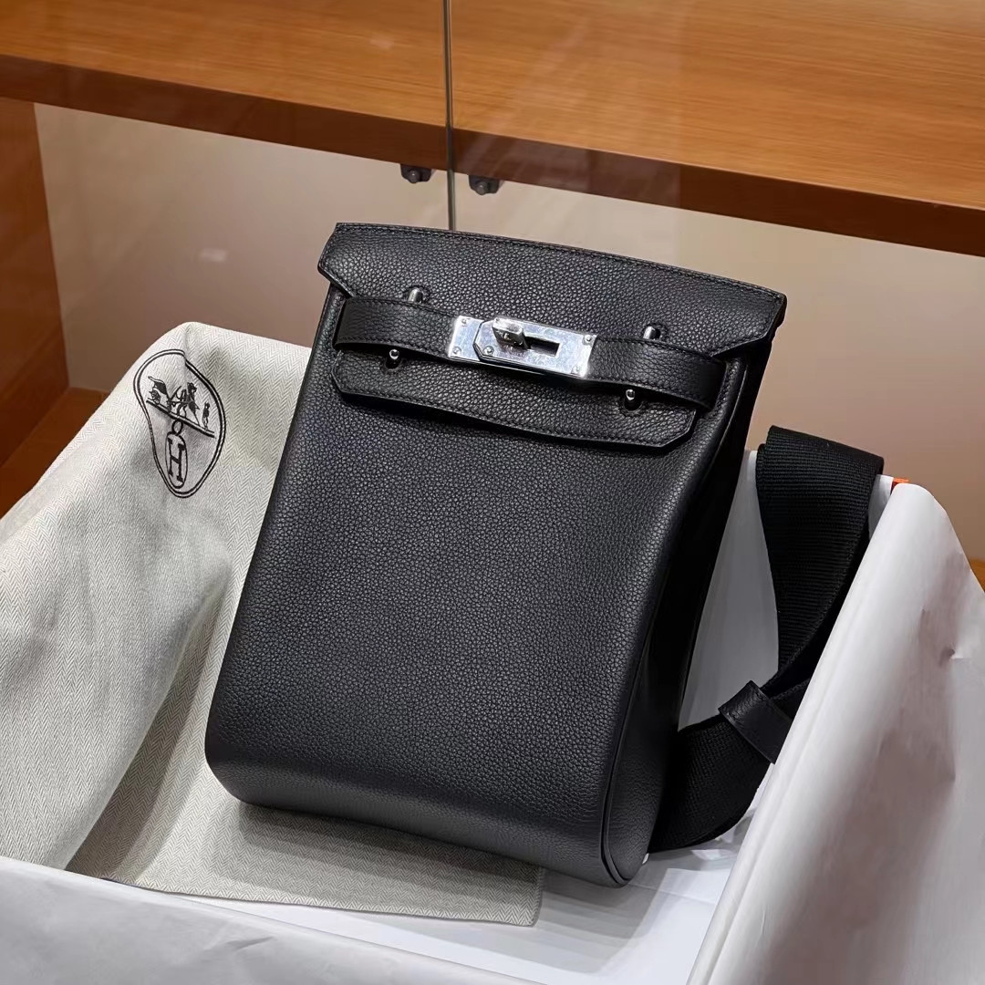 HAC A DOS BACKPACK Clemence CC89 Nior Full handmade HERMES fatory