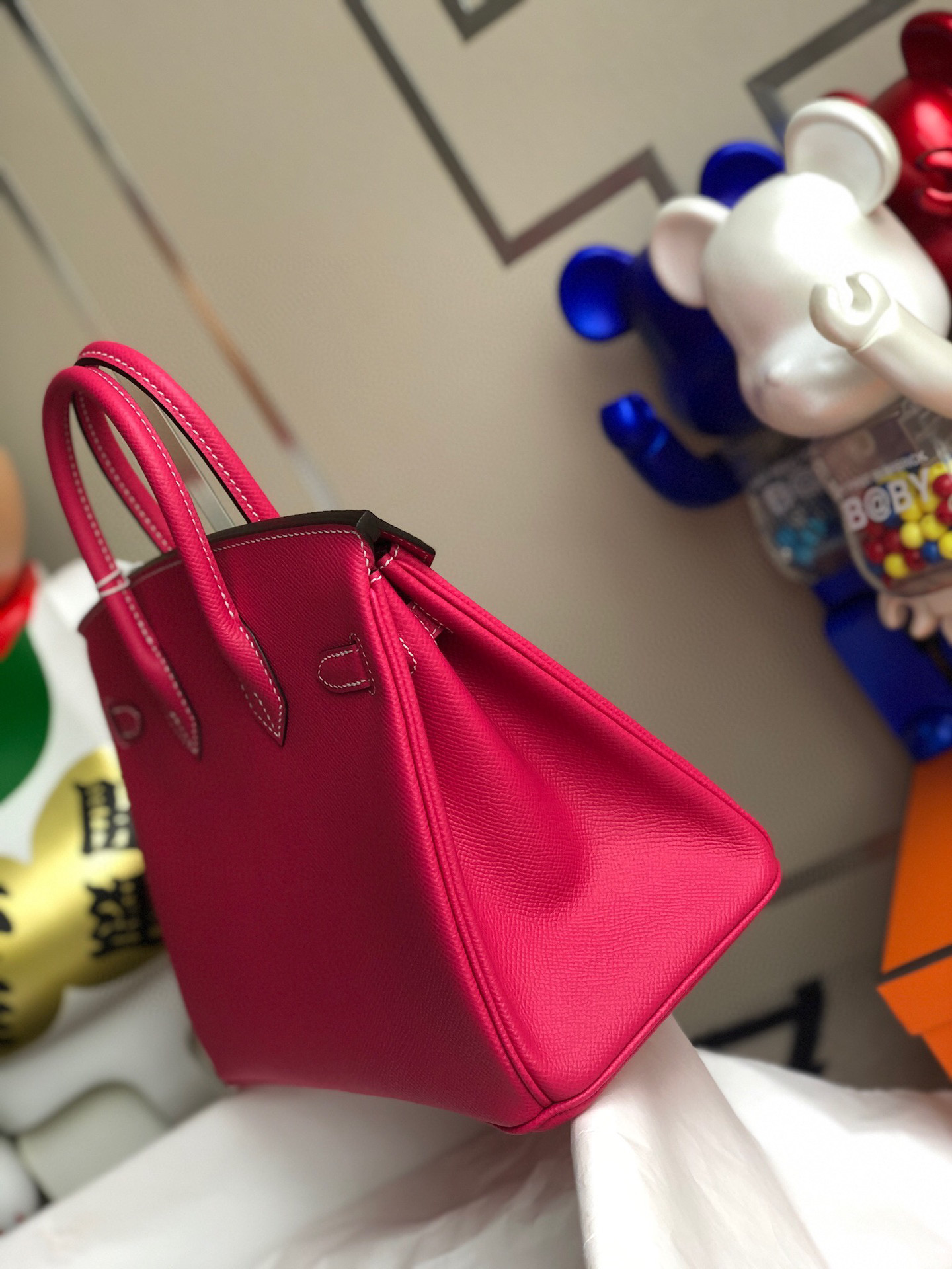 Hermes Birkin 25CM Epsom E5 Rose Tyrien GHW 2020