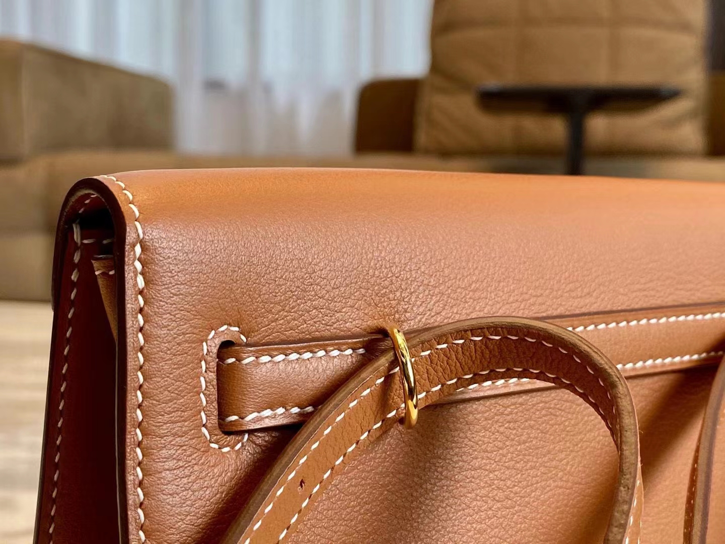 HERMES Kelly Dance CK37 Swift GHW Full handmade Picotin fatory