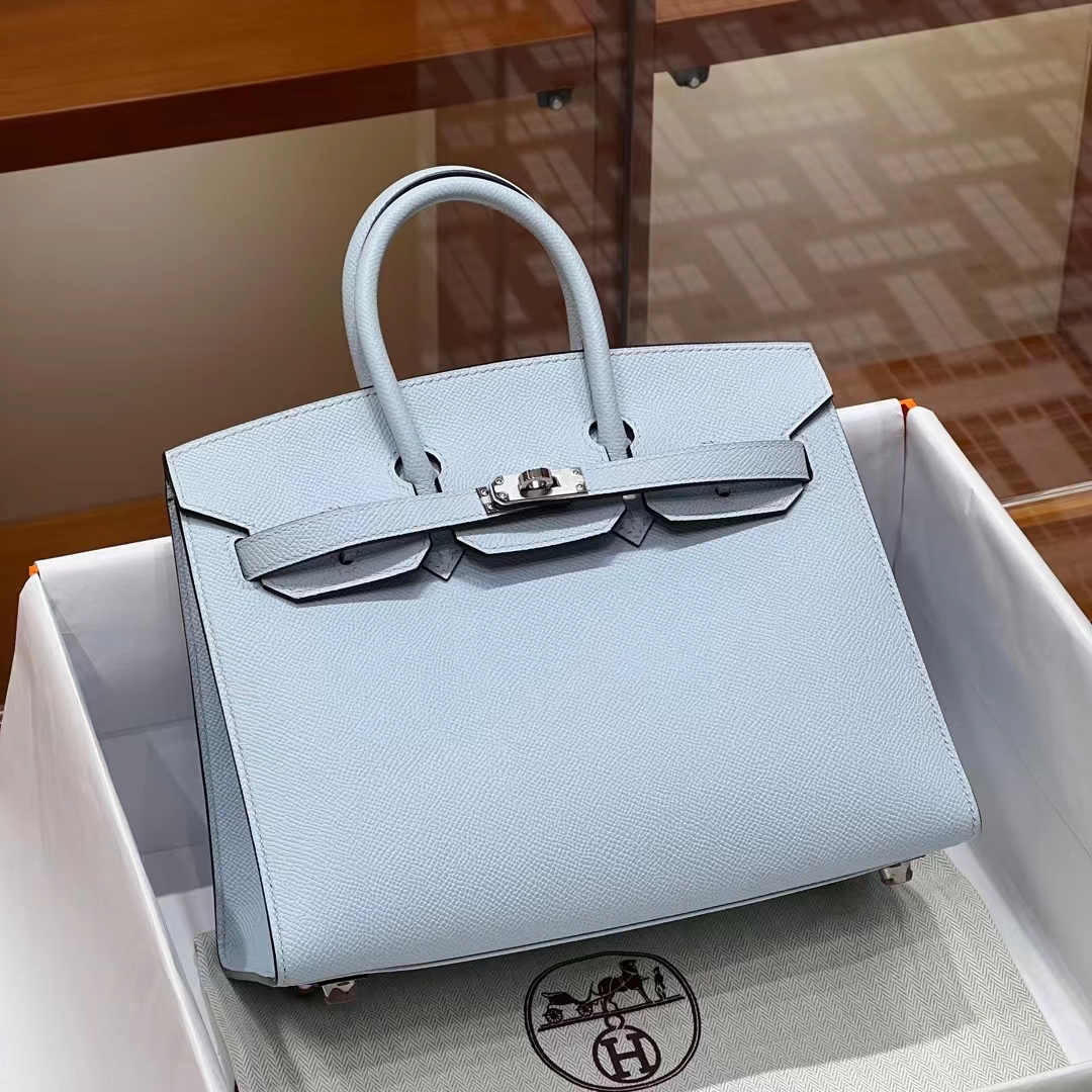 HERMES  Birkin 25cm T0 Epsom Full handmade Birkin Fatory 25x20x13cm