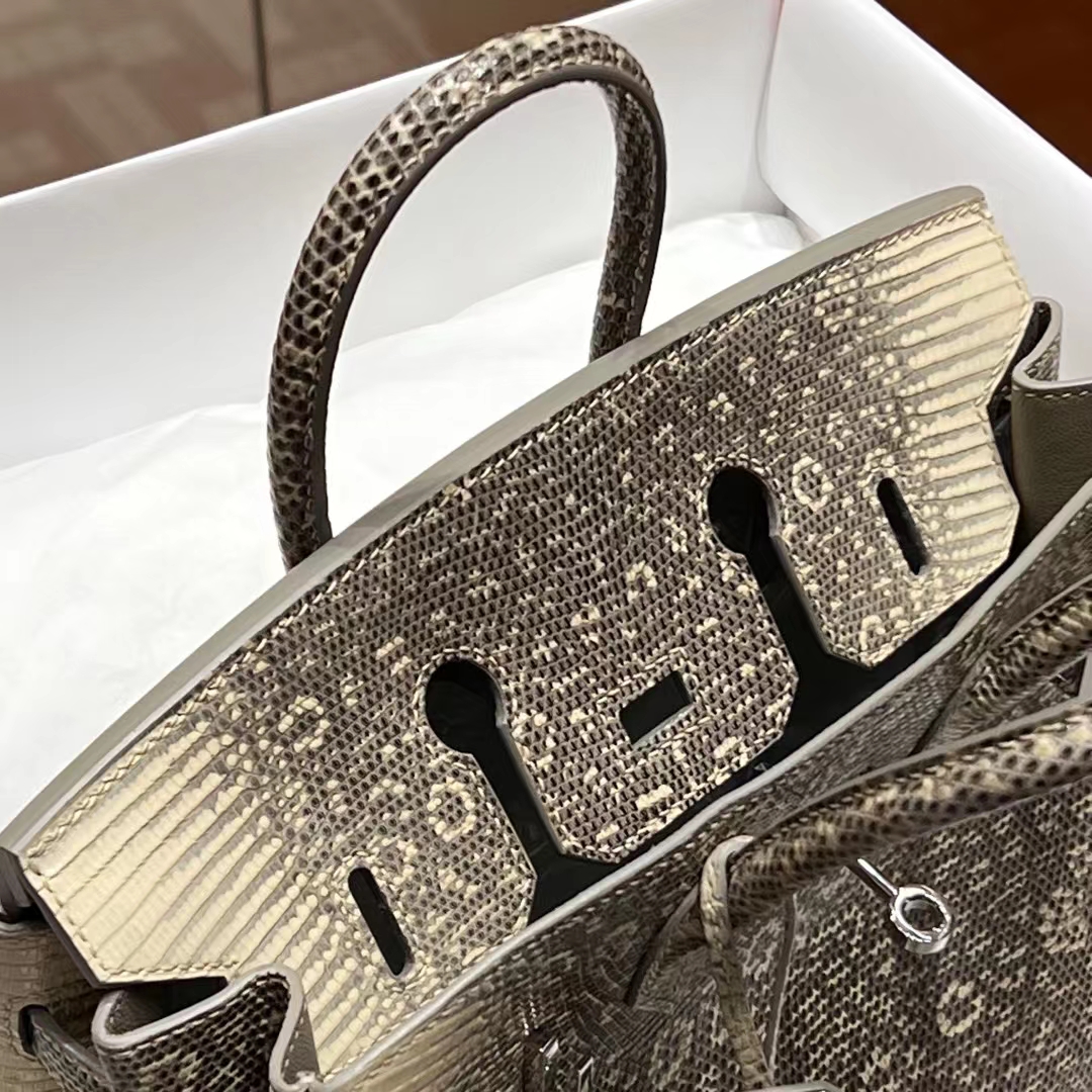 HERMES Birkin 25CM Lizard Full handmade Birkin fatory