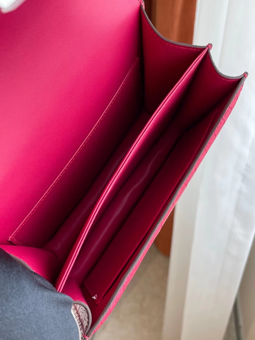 Constance 18cm I6 Rose Extreme Alligator Crocodile