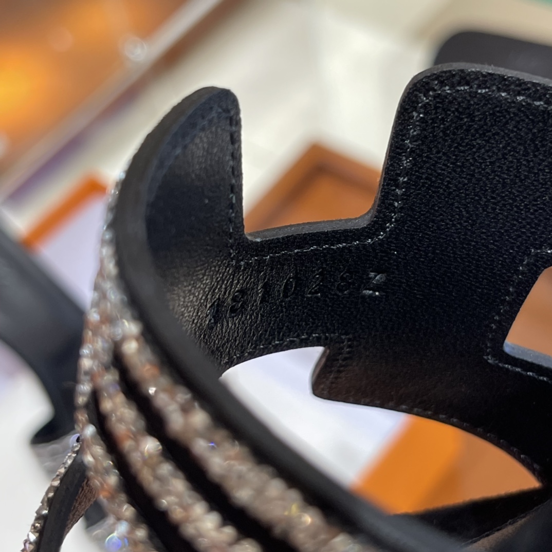 HERMES  Sandals New Slippers Handmade Italian lamb sole 10 days of shipment CC89 Nior