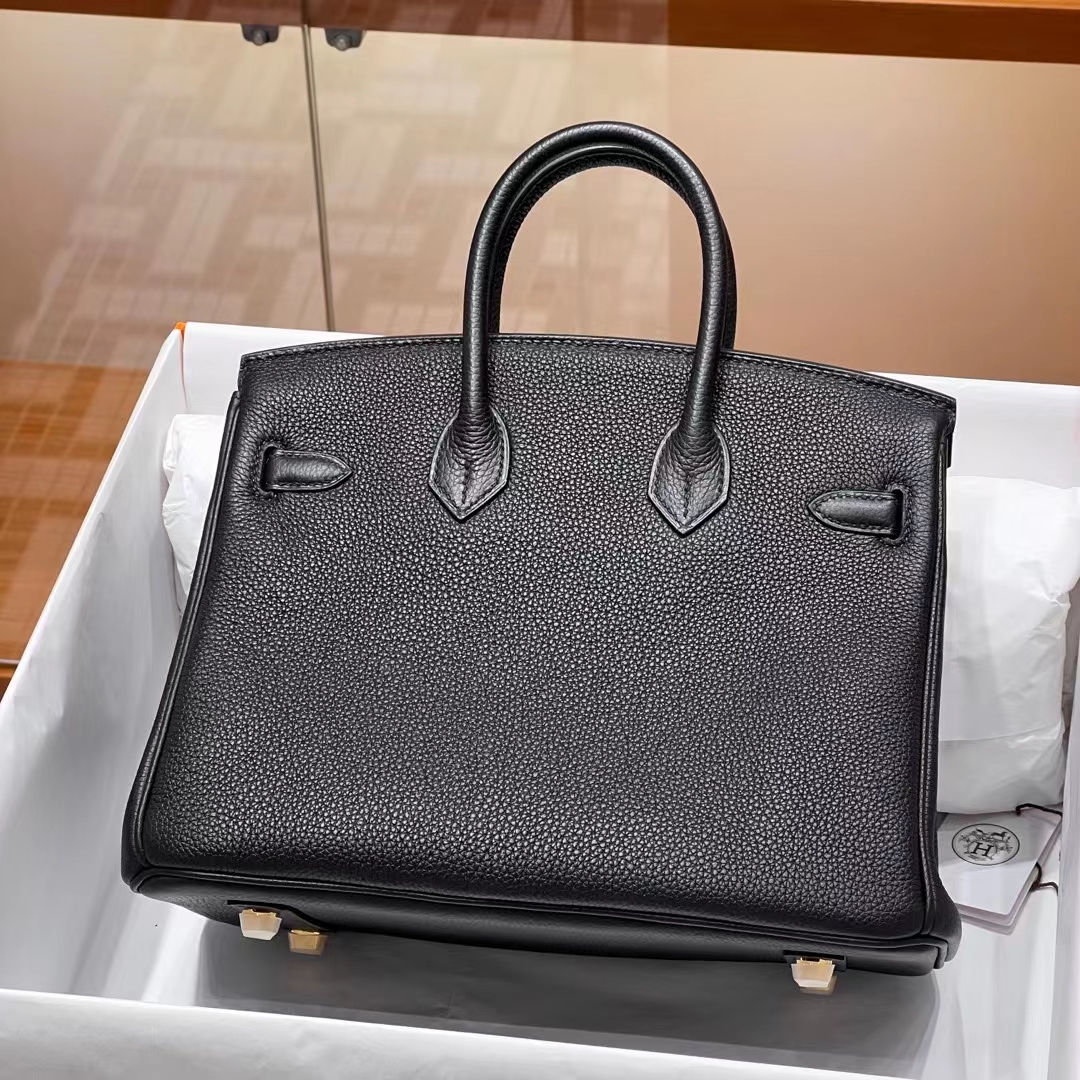 HERMES Birkin 25CM 89 Nior Togo Full handmade Birkin fatory GHW
