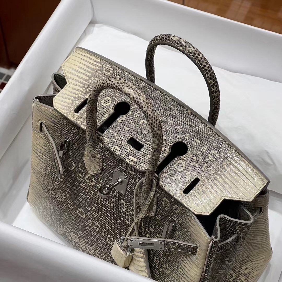 HERMES Birkin 25CM Lizard Full handmade Birkin fatory