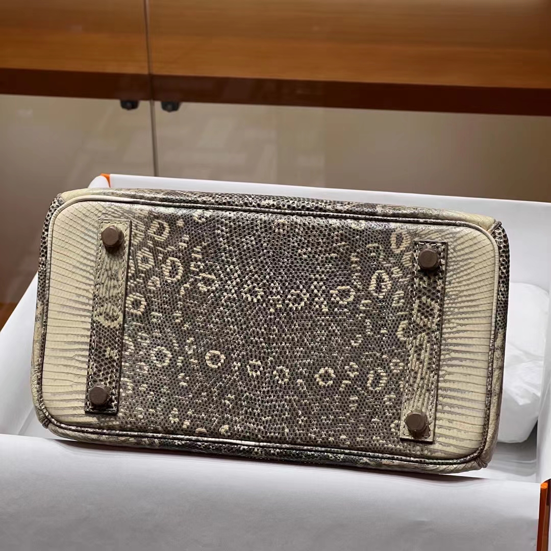 HERMES Birkin 25CM Lizard Full handmade Birkin fatory