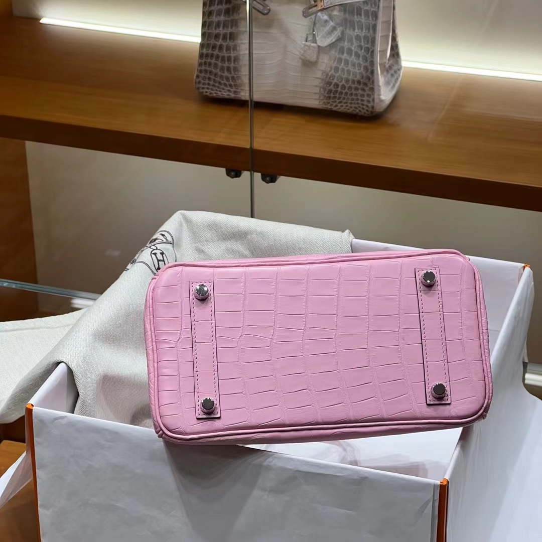 HERMES  Birkin 25CM 5P  Alligator GHW Full handmade fatory