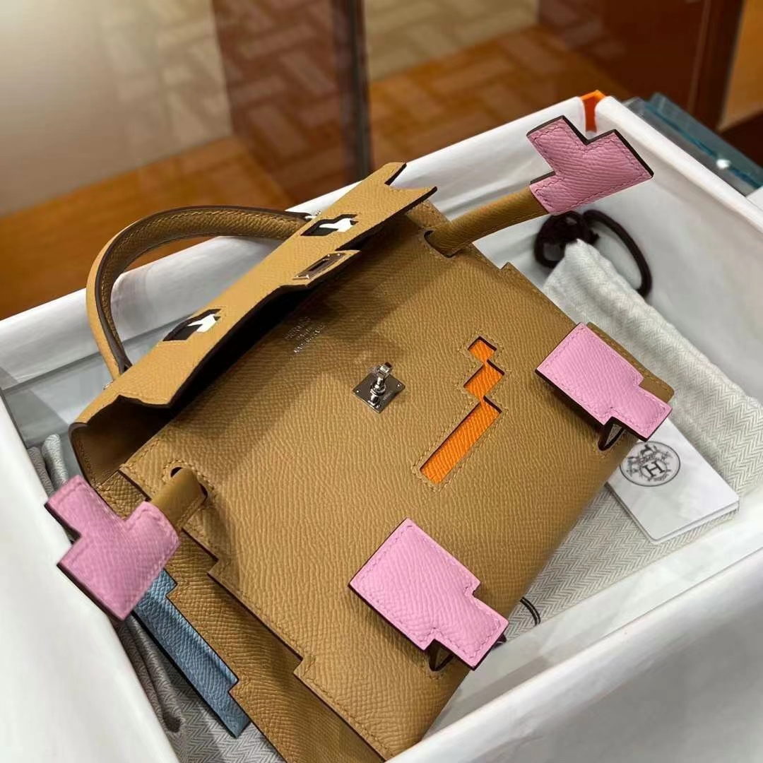 Kelly doll 1H Epsom Full handmade HERMES Fatory